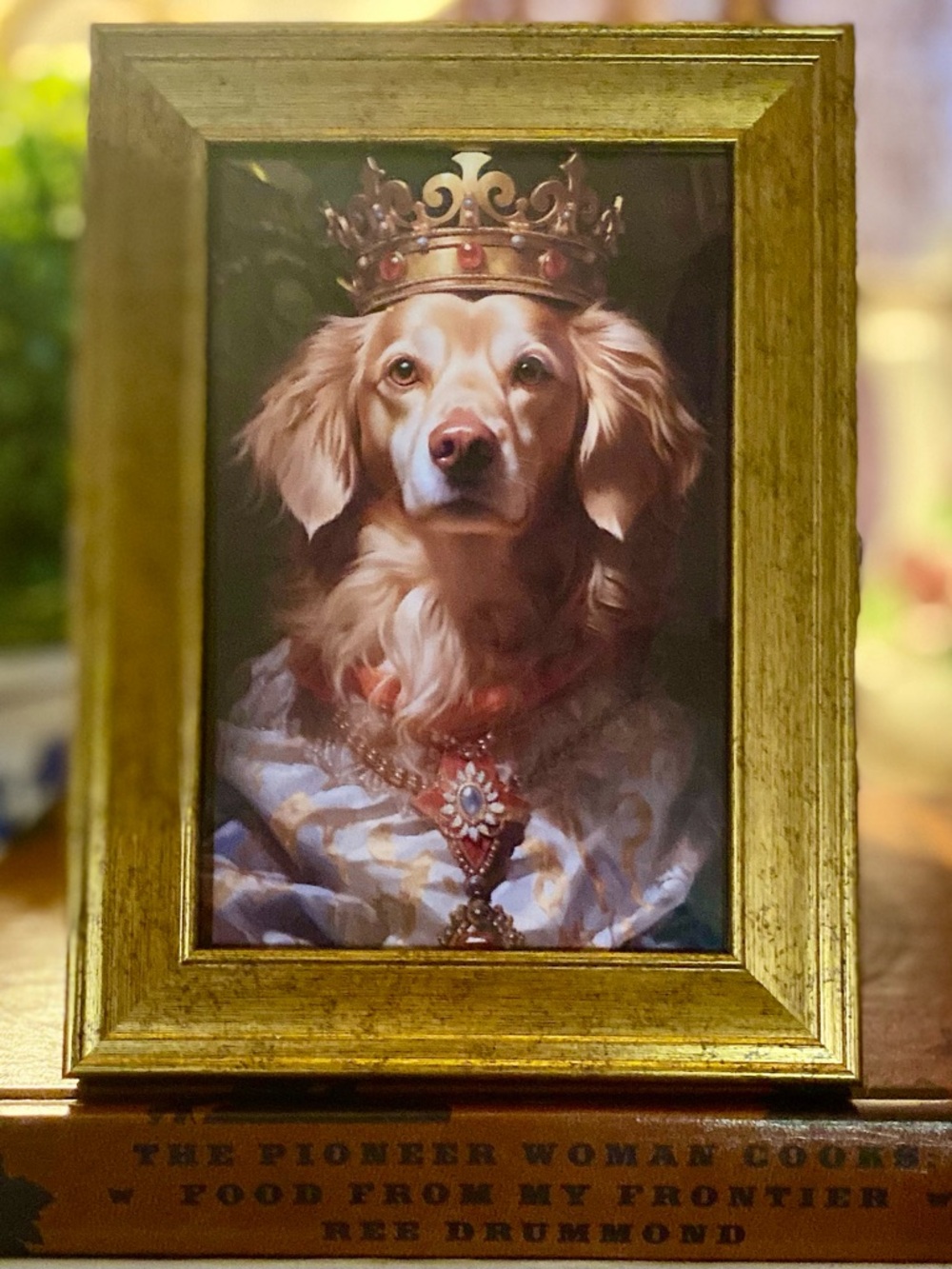 Lady Eleanor of Pembroke Framed Dog Portrait English Ralph Lauren Inspired